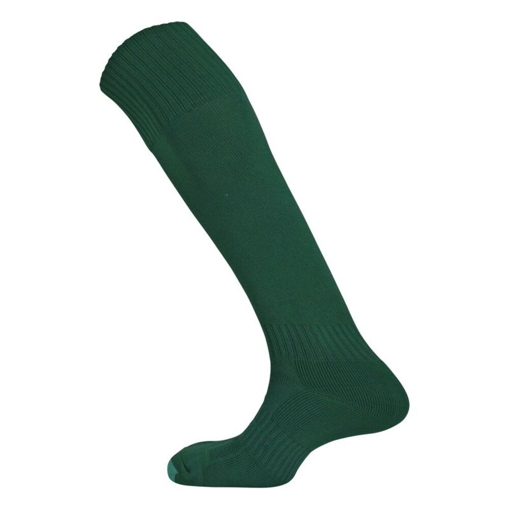 Mitre Childrens/Kids Mercury Plain Football Socks / Forest Green